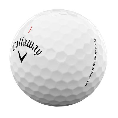 Callaway Chrome Soft X Golf Balls - White - thumbnail image 3