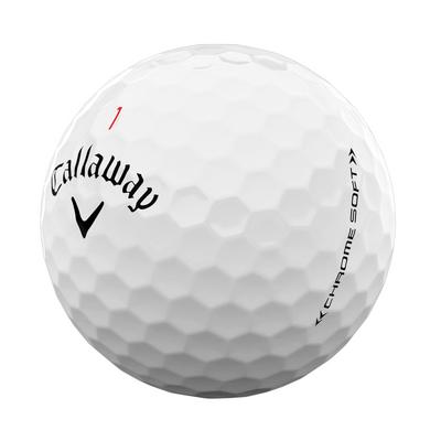 Callaway Chrome Soft Golf Balls - White - thumbnail image 4