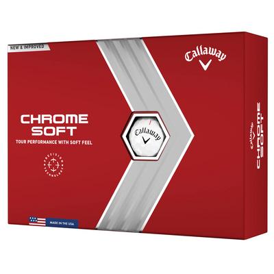 Callaway Chrome Soft Golf Balls - White - thumbnail image 2