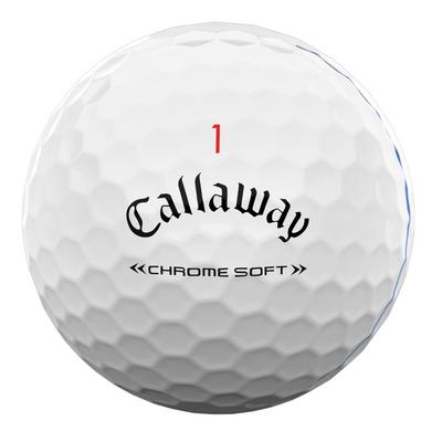Callaway Chrome Soft Triple Track Golf Balls - White