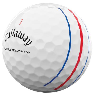 Callaway Chrome Soft Triple Track Golf Balls - White