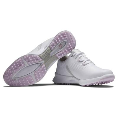 FootJoy Fuel Women's Golf Shoe - White/White/Pink - thumbnail image 2