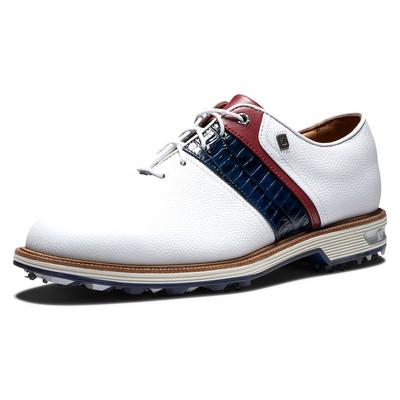 FootJoy Premiere Series Packard Golf Shoe - White/Navy/Red - thumbnail image 5