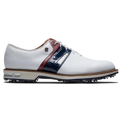 FootJoy Premiere Series Packard Golf Shoe - White/Navy/Red - thumbnail image 1