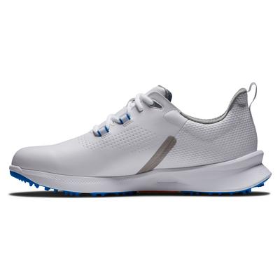FootJoy Fuel Golf Shoe - White/White/Orange - thumbnail image 2