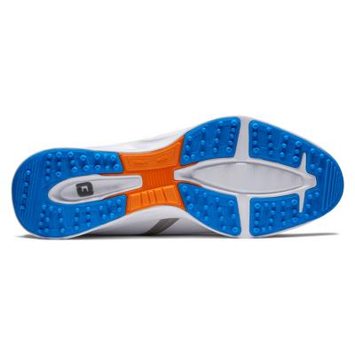 FootJoy Fuel Golf Shoe - White/White/Orange - thumbnail image 6