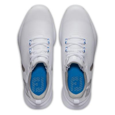 FootJoy Fuel Golf Shoe - White/White/Orange - thumbnail image 7