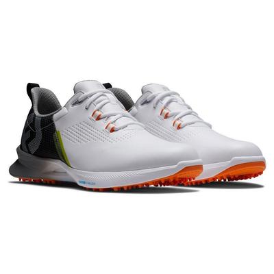 FootJoy Fuel Golf Shoe - White/Black/Orange - thumbnail image 3