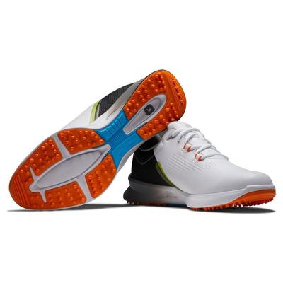 FootJoy Fuel Golf Shoe - White/Black/Orange - thumbnail image 4