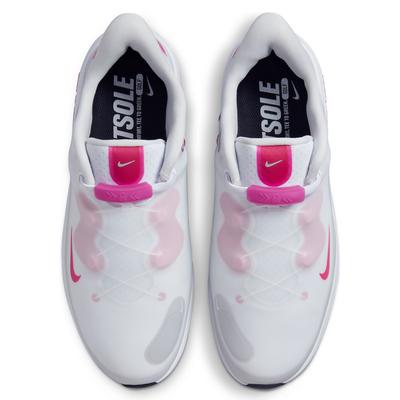 Nike React Ace Tour Womens Golf Shoes - White/Pink - thumbnail image 4