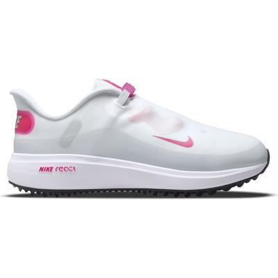 Nike React Ace Tour Womens Golf Shoes - White/Pink - thumbnail image 1