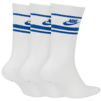 Nike Sportswear Essential Golf Socks - White/Royal Blue
