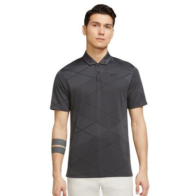 Nike Dri-Fit Vapor Jacquard Golf Polo Shirt - Grey/Black