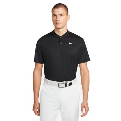 Nike Dri-Fit Victory Blade Golf Polo Shirt - Black/White