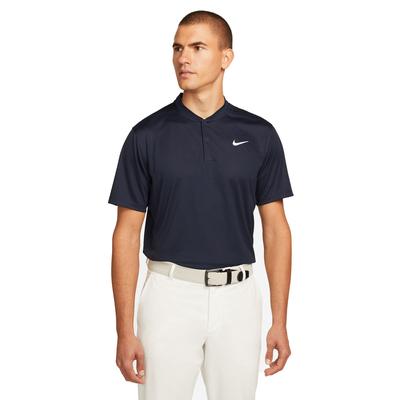 Nike Dri-Fit Victory Blade Golf Polo Shirt - Obsidian/White