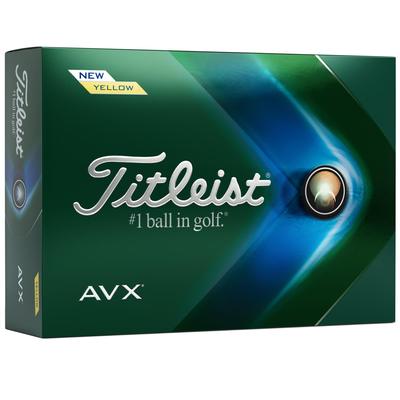 Titleist AVX Golf Ball - Yellow