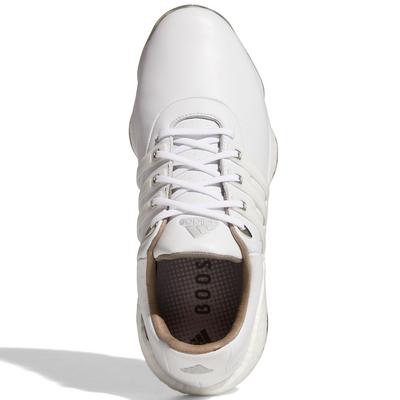 adidas TOUR360 22 Golf Shoe - White/White/Grey/Silver - thumbnail image 4