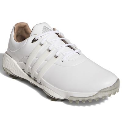 adidas TOUR360 22 Golf Shoe - White/White/Grey/Silver - thumbnail image 7