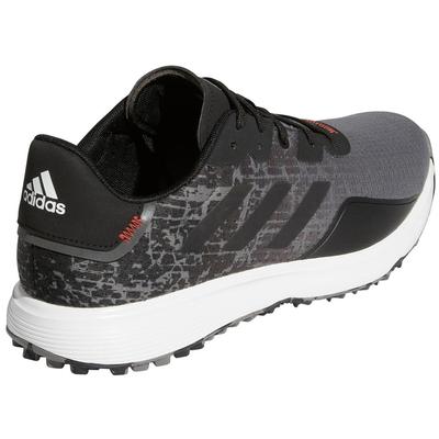 adidas S2G SL Golf Shoe - Grey/Black - thumbnail image 2