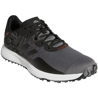 adidas S2G SL Golf Shoe - Grey/Black - thumbnail image 5