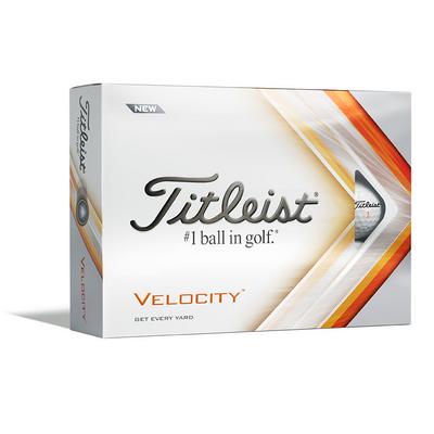Titleist Velocity Golf Balls - Personalised  - White - thumbnail image 1