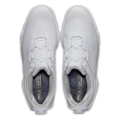 FootJoy Pro SL Carbon BOA Golf Shoe - White/Silver - thumbnail image 6