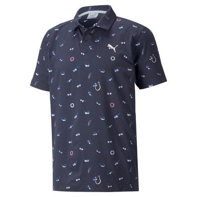 Puma MATTR Sunnies Golf Polo - Navy