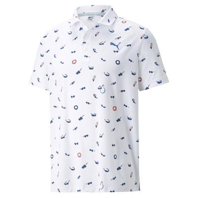 Puma MATTR Sunnies Golf Polo - White