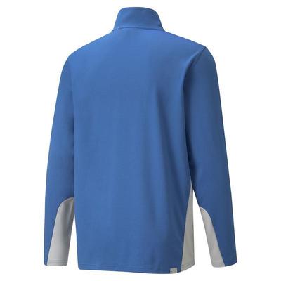 Puma Gamer 1/4 Zip Golf Sweater - Blue 