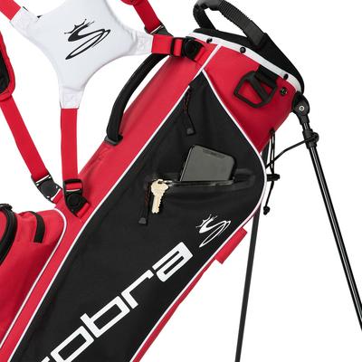 Cobra Ultralight Sunday Golf Stand Bag - Black/Red - thumbnail image 4