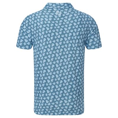 FootJoy Shadow Palm Print Pique - Navy/Dust Blue - thumbnail image 2