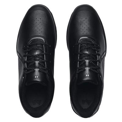 Under Armour Charged Draw RST Wide E Golf Shoes - Black/Grey - thumbnail image 3