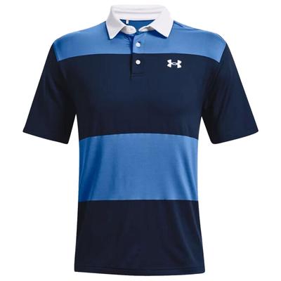 Under Armour Playoff 2.0 Polo Shirt - Victory Blue/Academy/White - thumbnail image 1