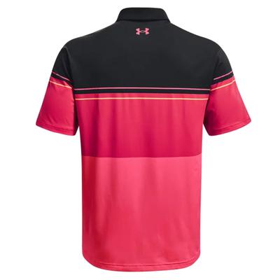 Under Armour Playoff 2.0 Polo Shirt - Black/Pink