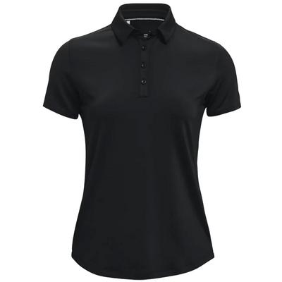 Under Armour Womens Zinger Short Sleeve Polo Shirt - Black