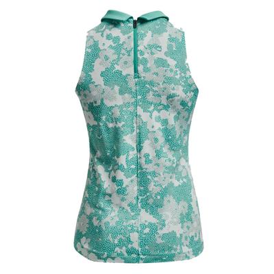 Under Armour Womens Zinger Rise Sleeveless Golf Polo Shirt - Neptune - thumbnail image 2