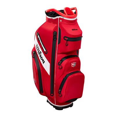 Wilson Exo Dry Waterproof Golf Cart Bag - Red - thumbnail image 2