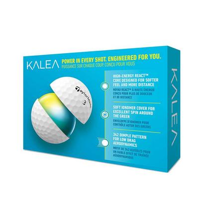 TaylorMade Kalea Ladies Golf Balls - White - thumbnail image 3