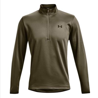 Under Armour Armour Fleece Half Zip Golf Sweater - Tent Grey - thumbnail image 1