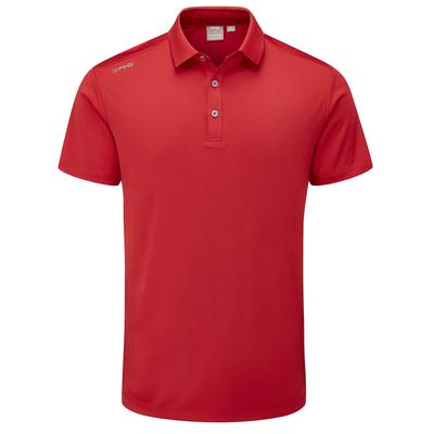 Ping Lindum Golf Polo Shirt - Red