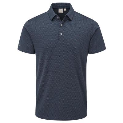 Ping Halcyon Golf Polo Shirt - Oxford Blue - thumbnail image 1