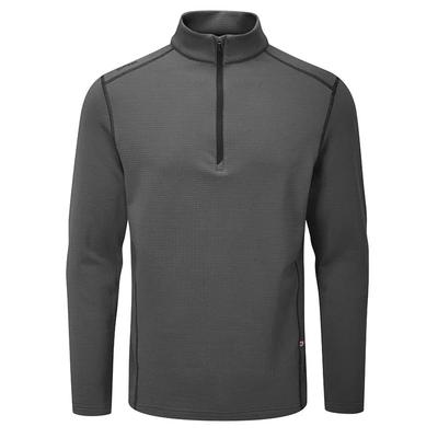 Ping Edwin Half Zip Golf Midlayer Sweater - Grey