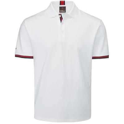 Oscar Jacobson Durham Tour Golf Polo Shirt - White