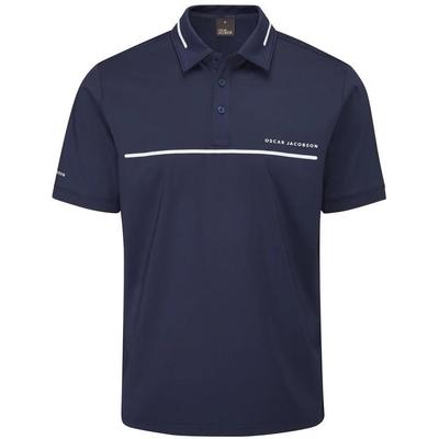 Oscar Jacobson Marsden Golf Polo Shirt - Navy