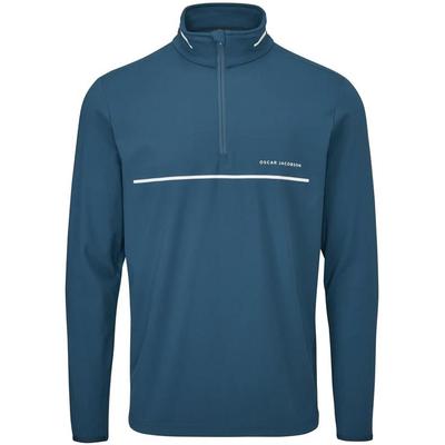 Oscar Jacobson Darwin Midlayer Golf Sweater - Green