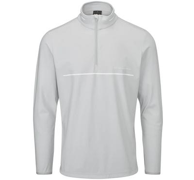 Oscar Jacobson Darwin Midlayer Golf Sweater - Grey