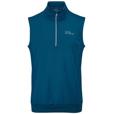 Oscar Jacobson Trent Tour Sleeveless Golf Sweater - Green