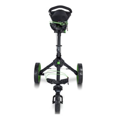 Big Max IQ+ 3 Wheel Golf Push Trolley - Black/Lime - thumbnail image 4