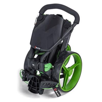 Big Max IQ+ 3 Wheel Golf Push Trolley - Black/Lime - thumbnail image 6