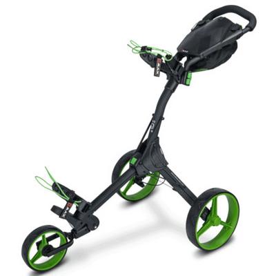 Big Max IQ+ 3 Wheel Golf Push Trolley - Black/Lime